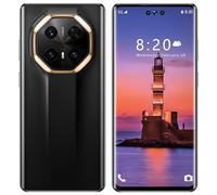 ULUCAN Mate70 RS 5G Cellulari Sbloccati, Smartphone con Schermo HD Incell da 7,3 Pollici, Android 14, Fotocamera con Modalità Notturna, Processore Snapdragon 8 Elite Veloce,Black-1TB