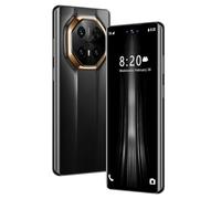 ULUCAN Mate70 RS Android 14 Cellulare sbloccato, smartphone sbloccato a 10 core, 16 GB, 1 TB, 7,3" HD 120 Hz, batteria da 8000 mAh, fotocamera da 72 MP, doppia SIM 5G, GPS, BT 5.4,Black-1TB