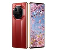ULUCAN Mate70 RS | Android 14 | Doppia SIM | Batteria da 3 giorni | Fotocamera da 108 MP | 16/1 TB | Schermo da 7,3 pollici | Wi-Fi dual band | Smartphone GSM sbloccato | Supporto multilingue,Red-1TB