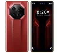 ULUCAN Mate70 RS Smartphone sbloccato, 16 GB di RAM, 1 TB di ROM, Android 14, schermo HD da 7,3", doppia SIM, fotocamera da 108 MP/72 MP, 8000 mAh,Red-1TB