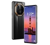 ULUCAN Nuovo smartphone economico Mate70 RS, smartphone Android sbloccato, fotocamera con modalità notturna, processore veloce Snapdragon 8 Elite, batteria da 8000 mAh, 1440 * 3040,Black-1TB