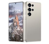 ULUCAN Smartphone 5G S26 Ultra con penna integrata, display HD da 7,3 pollici e sblocco facciale, batteria da 8000 mAh, design ultrasottile, porta Type-C, telefono portatile ed economico,Gray-7.3IN