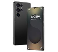 ULUCAN Smartphone Android S25 Ultra (penna integrata), 16 GB 1 TB, batteria da 8000 mAh, telefoni cellulari da 7,3" senza contratto, sblocco con impronta digitale facciale, GPS,Black-1TB