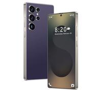 ULUCAN Smartphone Android S25 Ultra (penna integrata), 16 GB 1 TB, batteria da 8000 mAh, telefoni cellulari da 7,3" senza contratto, sblocco con impronta digitale facciale, GPS,Purple-1TB