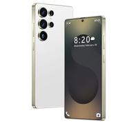 ULUCAN Smartphone Android S25 Ultra (penna integrata), 16 GB 1 TB, batteria da 8000 mAh, telefoni cellulari da 7,3" senza contratto, sblocco con impronta digitale facciale, GPS,White-1TB