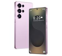 ULUCAN Smartphone Android S25 Ultra (penna integrata), 16 GB 1 TB, batteria da 8000 mAh, telefoni cellulari da 7,3" senza contratto, sblocco con impronta digitale facciale, GPS,Pink-1TB