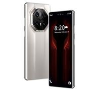 ULUCAN Smartphone Mate70 RS 5G sbloccato con display HD INCELL da 7,3 pollici, 16 GB di RAM, 1 TB di ROM (TF espandibile fino a 128 GB), doppia SIM, doppia fotocamera, WiFi, Bluetooth, FM,White-1TB