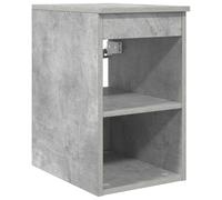 ULUYYUC Armadietto da bagno grigio cemento, 30 x 35 x 50 cm, in legno