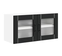 ULUYYUC Armadio da cucina nero, 80 x 31 x 40 cm, in legno, design moderno con ante scorrevoli, robusto angolo cottura adatto per cucina singola, piccola cucina, isola della cucina o salotto