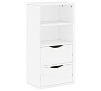 ULUYYUC Armadio Dispensa Credenza Soggiorno Moderno Mobiletti Cucina Mobiletto Bagno - Armadietto Laterale con Cassetti ODDA Bianco 40x24x79 cm per Cucina Salotto Camera Da Letto Lavanderia