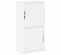 ULUYYUC Armadio Dispensa Credenza Soggiorno Moderno Mobiletti Cucina Mobiletto Bagno - Armadietto Laterale ODDA Bianco 40x24x79 cm Legno Massello Pino per Cucina Salotto Camera Da Letto Lavanderia