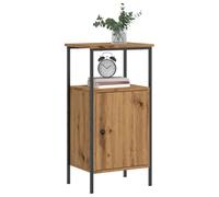 ULUYYUC Comodino Camera da Letto in Legno Multistrato Rovere Artigianale 41x31x80 cm, Design Elegante con Ampio Spazio Portaoggetti, Mobile Salvaspazio per Camera da Letto e Soggiorno