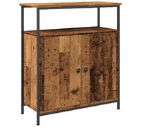 ULUYYUC Dispensa Cucina Salvaspazio Madia Soggiorno Moderna Mobiletti Cucina Mobiletto da Esterno - Credenza Legno Antico 70x30x80 cm in Legno Multistrato per Lavanderia Salotto Corridoio Ingresso