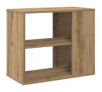 ULUYYUC Dispensa Cucina Salvaspazio Mobile Cucina Salvaspazio Credenza Soggiorno Moderno Mobiletto Bagno - Mobiletto Laterale Rovere Artigianale 60x30x50 cm Multistrato per Corridoio Ingresso