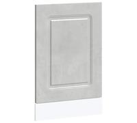 ULUYYUC Kalmar - Pannello per lavastoviglie grigio cemento, 45 x 1,5 x 67 cm, in legno dal design moderno, robusto e facile da pulire, per cucina singola, piccola cucina e angolo cottura