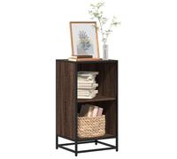 ULUYYUC Libreria Piccola Rovere Marrone 40x35x76 cm Scaffale Salvaspazio con Ripiani per Libri Moderno per Soggiorno Ufficio Ingresso Bagno Cucina