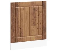 ULUYYUC Lucca - Mascherina per lavastoviglie in legno antico, 60 x 1,5 x 67 cm, in legno robusto e facile da pulire, look senza tempo, adatto a qualsiasi cucina, mini cucina, armadio frontale