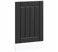 ULUYYUC Lucca - Mascherina per lavastoviglie nera, 45 x 1,5 x 67 cm, in legno robusto e facile da pulire, per cucina singola, piccola cucina, mobile da cucina