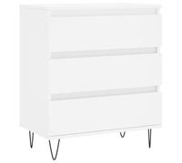 ULUYYUC Madia Cucina Mobile Cucina Salvaspazio Credenza Soggiorno Moderno Buffet Cucina - Credenza Bianca 60x35x70 cm in Legno Multistrato per Cucina Bagno Corridoio Salotto