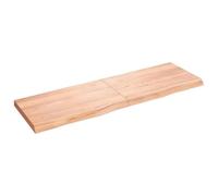 ULUYYUC Mensola da Parete in Legno Massello Rovere Pieghevole Marrone Chiaro 160x50x(2-6) cm Salvaspazio Versatile per Bagno Cucina Soggiorno