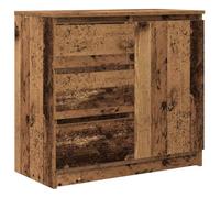 ULUYYUC Mobile da Bagno Mobile Cucina Salvaspazio Mobiletto da Esterno Credenze Cucina - Credenza con Cassetto Legno Antico 71x35x65 cm in Truciolato per Ingresso Bagno Camera Da Letto Corridoio