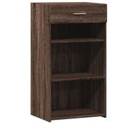 ULUYYUC Mobile da Bagno Mobile Cucina Salvaspazio Mobiletto da Esterno Credenze Cucina - Credenza Rovere Marrone 50x42,5x93 cm in Legno Multistrato per Ingresso Camera Da Letto Bagno Lavanderia