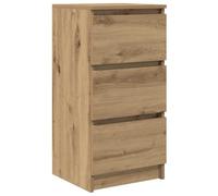 ULUYYUC Mobiletto da Cucina Vetrina Soggiorno Mobiletto Bagno Credenze Cucina - Credenza Rovere Artigianale 37,5x35x76 cm in Legno Multistrato per Lavanderia Soggiorno Ingresso Cucina