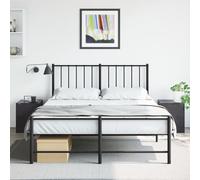 ULUYYUC Set di 2 comodini, nero, 34,5 x 39 x 44 cm, in acciaio laminato a freddo, design moderno, con maniglia e porta, ampio spazio per camera da letto, soggiorno, corridoio