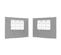 ULUYYUC Set di 2 pareti laterali da 300 x 195 cm, colore grigio chiaro
