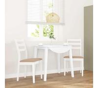 ULUYYUC Set di 2 sedie da sala da pranzo, in legno massello bianco, 48,5 x 49 x 90 cm, con cuscino imbottito, design moderno, elevata capacità di carico 110 kg, adatto per sala da pranzo, cucina