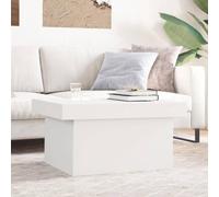 ULUYYUC Tavolino da Salotto Bianco in Legno Multistrato con Spazio di Conservazione Nascosto, Design Moderno per Soggiorno e Accanto al Divano, Dimensioni 100x55x40 cm