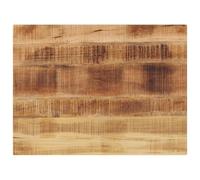 ULUYYUC Tavolo 80 x 50 x 3,8 cm, in legno di mango, rettangolare, in legno massello, robusto e durevole, design moderno, per cucina, ufficio, sala da pranzo e gastro