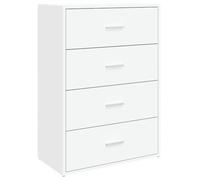 ULUYYUC Vetrina Cucina Mobile Cucina Salvaspazio Mobiletto Bagno Buffet Cucina - Credenza Bianca 60x31x84 cm in Legno Multistrato per Ufficio Soggiorno Bagno Ingresso