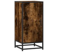 ULUYYUC Vetrina Cucina Mobile Cucina Salvaspazio Mobiletto Bagno Buffet Cucina - Credenza Rovere Fumo 35,5x35x76 cm in Truciolato per Salotto Cucina Camera Da Letto Corridoio
