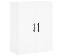 ULUYYUC Vetrina Cucina Mobile Cucina Salvaspazio Mobiletto Bagno Buffet Cucina - Mobile a Parete Bianco 69,5x34,90 cm in Legno Multistrato per Salotto Cucina Ingresso Ufficio