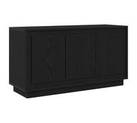 ULUYYUC Vetrina Cucina Mobile Cucina Salvaspazio Mobiletto Bagno Buffet Cucina - Sideboard Nero Rovere 102x35x55 cm Legno ingegnerizzato per Cucina Bagno Ingresso Salotto