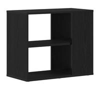 ULUYYUC Vetrinetta Soggiorno Madia Soggiorno Moderna Credenza Soggiorno Moderno Madia Moderna - Credenza Nera in Quercia 60x30x50 cm in Legno Ingegnerizzato per Bagno Lavanderia Camera Da Letto