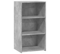 ULUYYUC Vetrinetta Soggiorno Mobiletto Cucina Salvaspazio Vetrina Soggiorno Armadietto Salvaspazio - Credenza Grigio Cemento 50x41x93 cm in Legno Multistrato per Soggiorno Camera Da Letto Ingresso