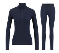 Ulvang Hero Half Zip/Hero Tights set intimo da sci, donna, blu scuro