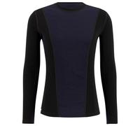 Ulvang Peak Map Crew, maglia intima da sci, uomo, nero/blu scuro L(52) Black/Navy Blue