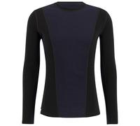 Ulvang Peak Map Crew, maglia intima da sci, uomo, nero/blu scuro S(48) Black/Navy Blue