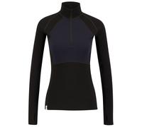 Ulvang Peak Map Half Zip, maglia intima da sci da donna, nero/blu scuro 40(L) Black/Navy Blue