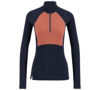 Ulvang Peak Map Half Zip, maglia intima da sci, donna, blu scuro/rosa 38(M) Navy Blue/Mineral Red