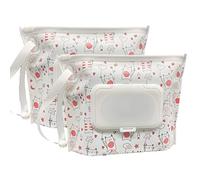 ULVBABI Contenitore portatile di piccole dimensioni (17,8 x 13,7 cm), dispenser di salviette riutilizzabili e ricaricabili, ecologico, pratico da viaggio (gatto amore)