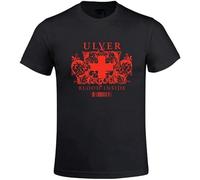 Ulver Blood Inside Unisex 100% Cotton Short-Sleeve T-Shirts Black S