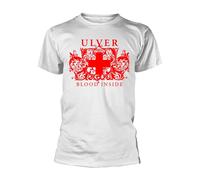 Ulver Blood Inside (White) ufficiale Uomo maglietta unisex