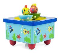 Ulysse 1185 Music Box Melodia Pesce: Il était Un Petit Navire Legno