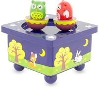 Ulysse Colori d'infanzia- Carillon di Design Gufo Melodia Circle of Life di Elton John, 3907, Blu Navy, Piccolo