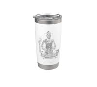 Ulysses S Grant - Barbecue per barbecue Bicchiere termico in acciaio inox doppia parete