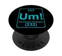 Um L"elemento della confusione Divertente tavola periodica chimica PopSockets PopGrip Adesivo